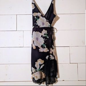 Floral Wrap Dress